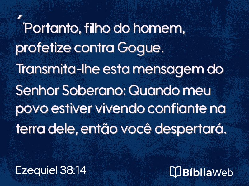 Ezequiel 38:14 em imagem para compartilhar