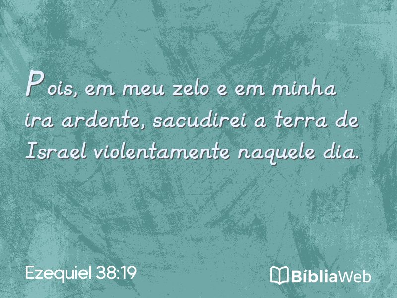 Ezequiel 38:19 em imagem para compartilhar