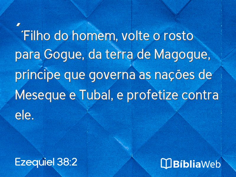 Ezequiel 38:2 em imagem para compartilhar