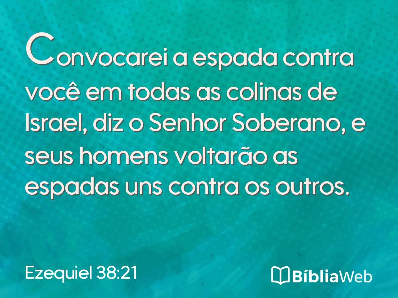 Ezequiel 38:21 em imagem para compartilhar