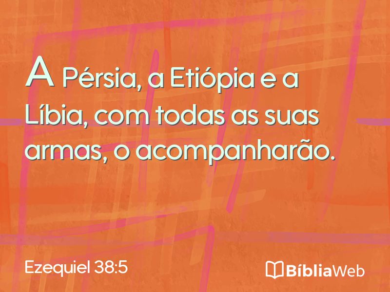 Ezequiel 38:5 em imagem para compartilhar