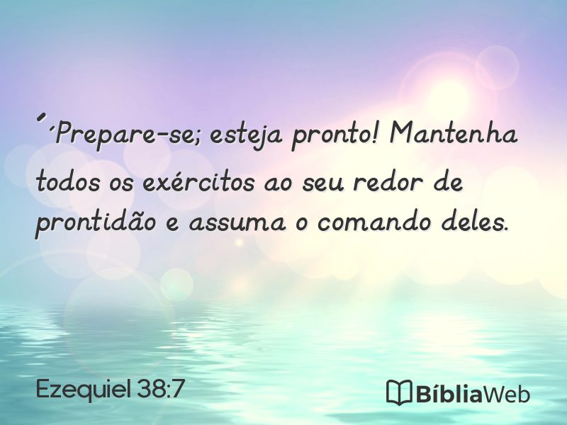 Ezequiel 38:7 em imagem para compartilhar