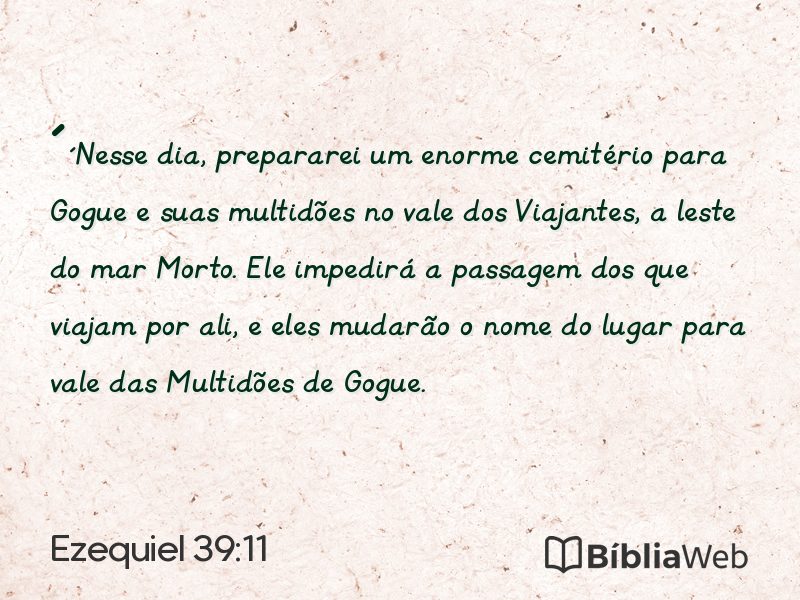 Ezequiel 39:11 em imagem para compartilhar