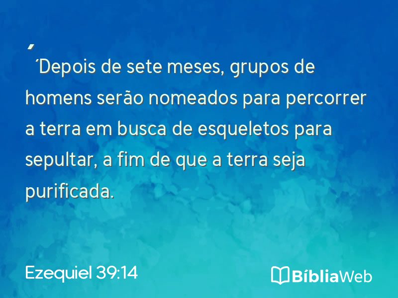 Ezequiel 39:14 em imagem para compartilhar