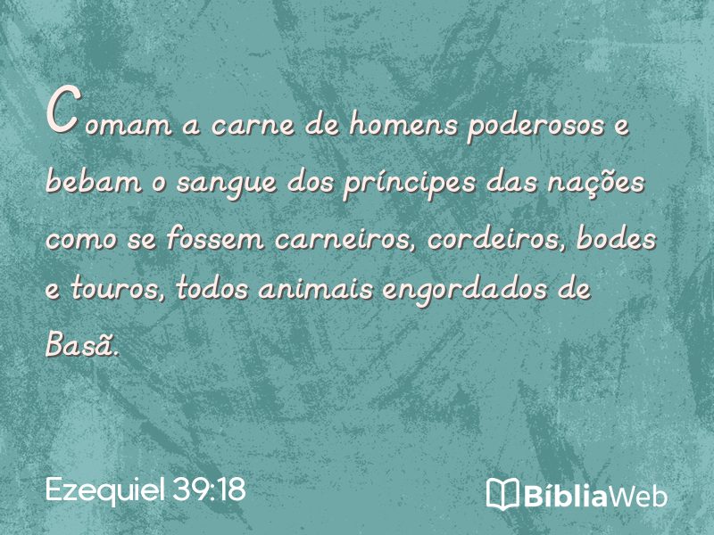 Ezequiel 39:18 em imagem para compartilhar