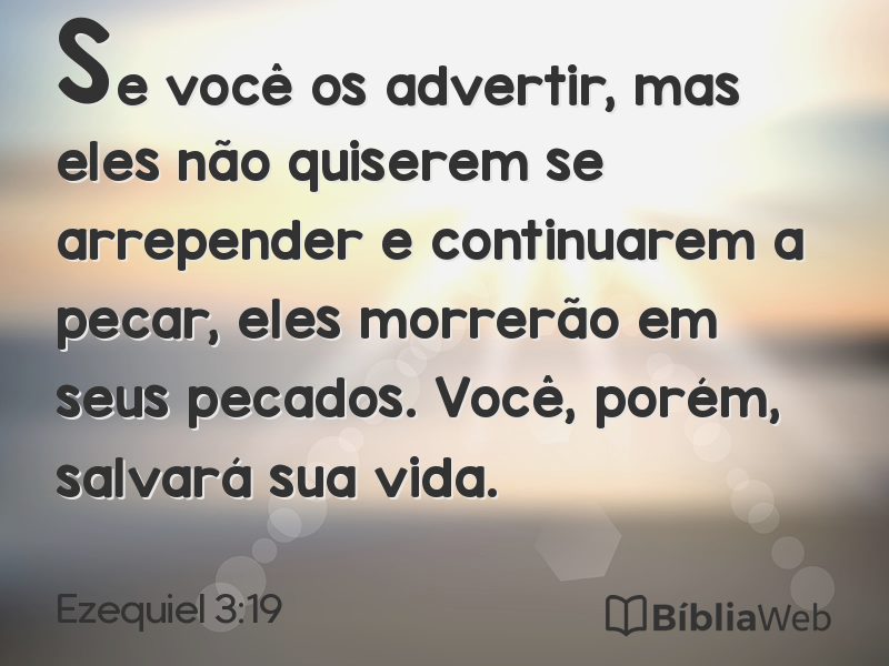 Ezequiel 3:19 em imagem para compartilhar