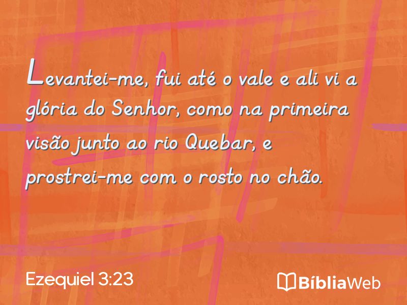 Ezequiel 3:23 em imagem para compartilhar