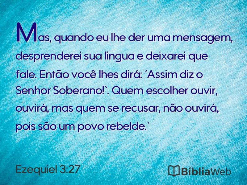 Ezequiel 3:27 em imagem para compartilhar