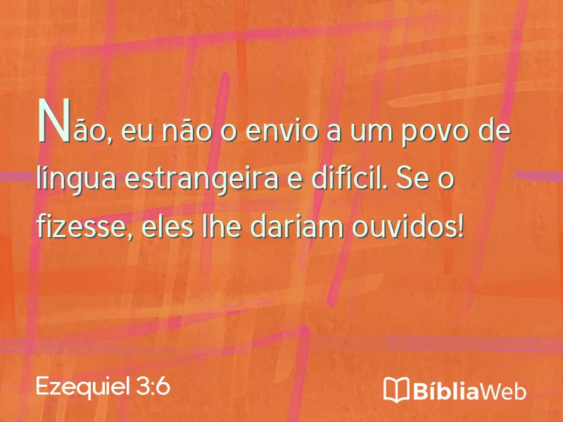 Ezequiel 3:6 em imagem para compartilhar