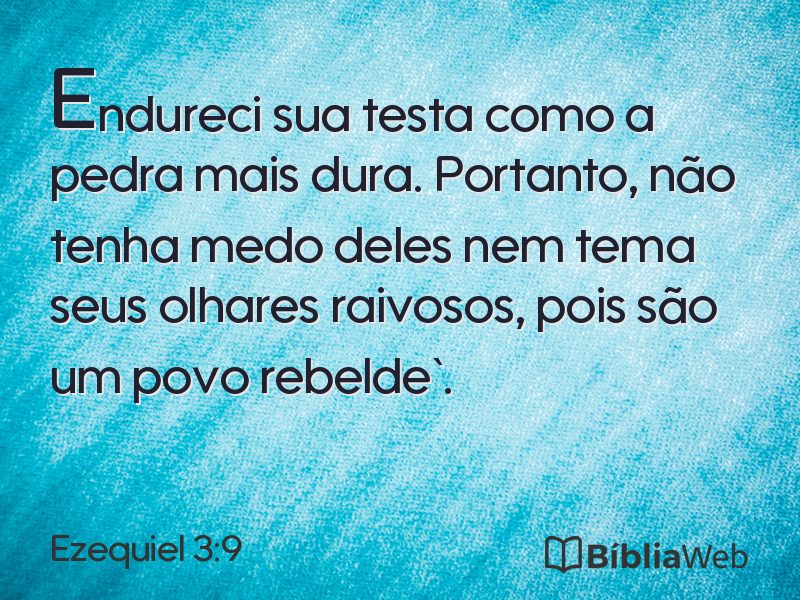 Ezequiel 3:9 em imagem para compartilhar