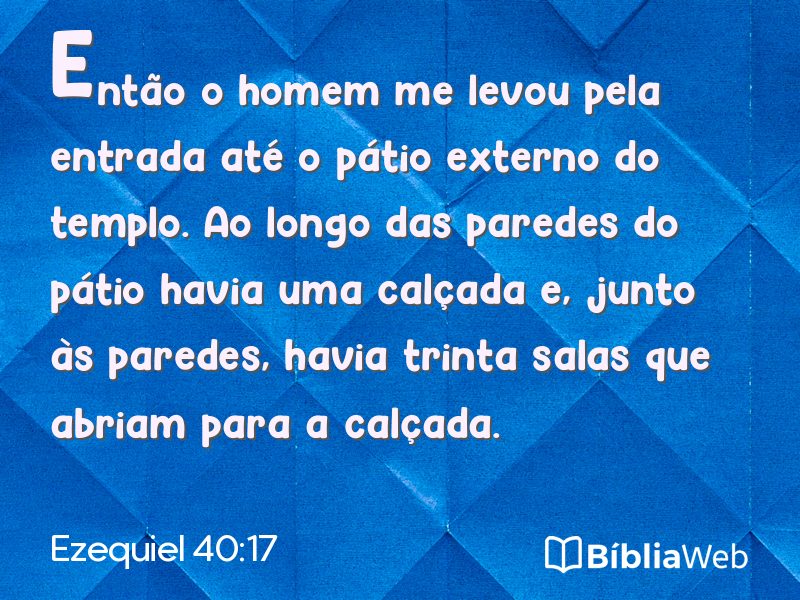 Ezequiel 40:17 em imagem para compartilhar