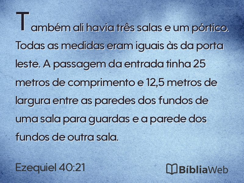 Ezequiel 40:21 em imagem para compartilhar