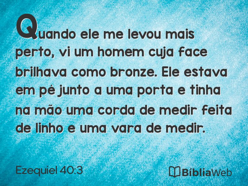 Ezequiel 40:3 em imagem para compartilhar