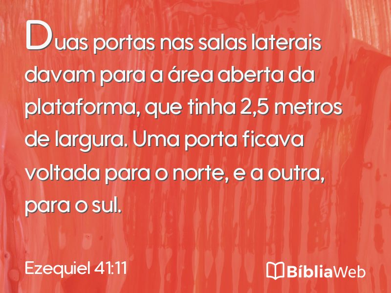 Ezequiel 41:11 em imagem para compartilhar
