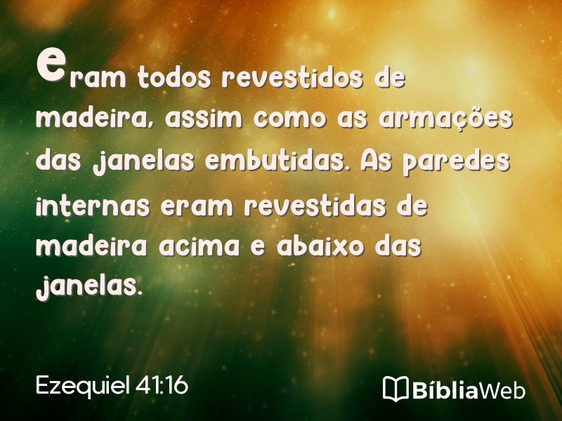 Ezequiel 41:16 em imagem para compartilhar