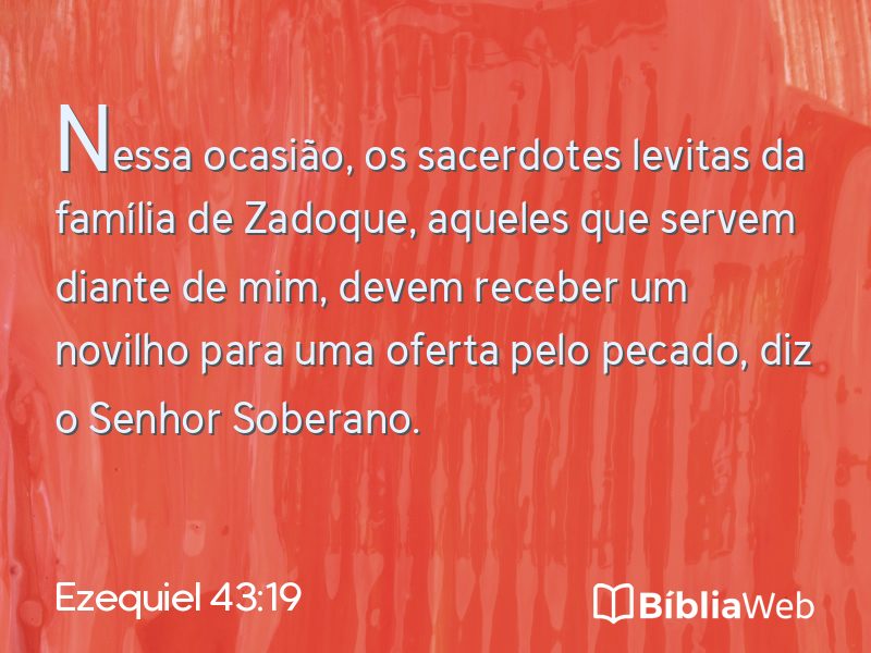 Ezequiel 43:19 em imagem para compartilhar