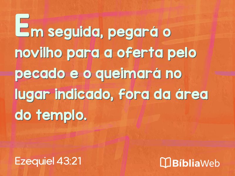 Ezequiel 43:21 em imagem para compartilhar