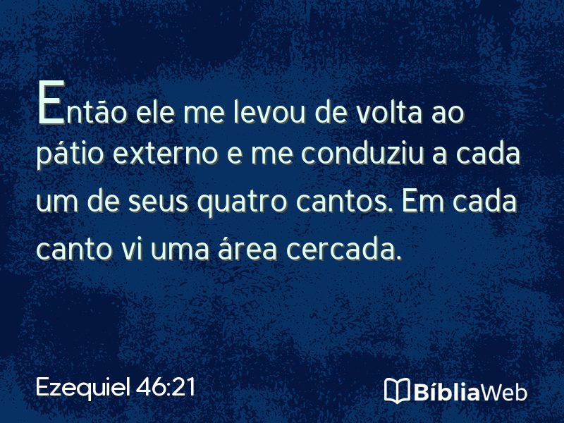Ezequiel 46:21 em imagem para compartilhar