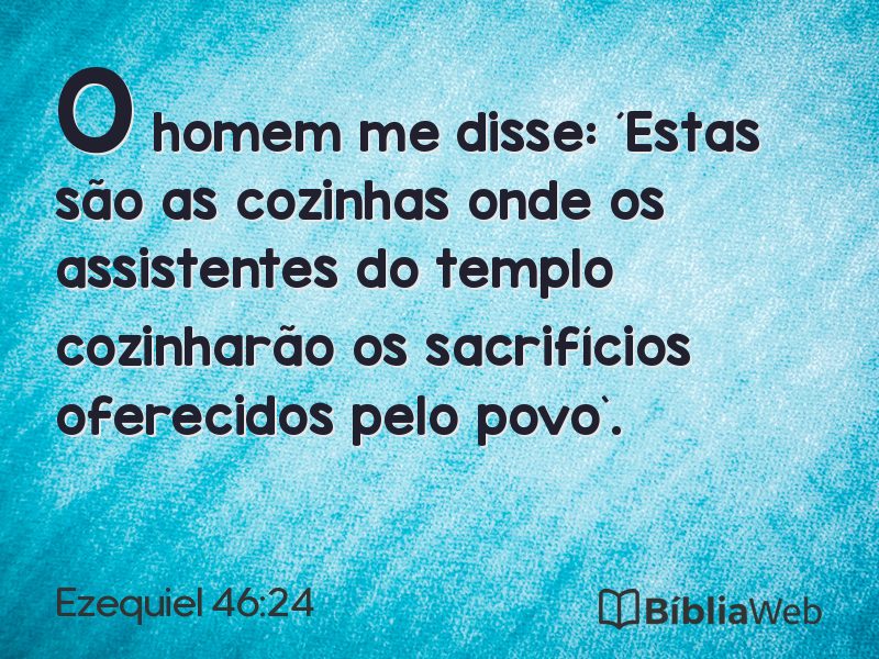 Ezequiel 46:24 em imagem para compartilhar