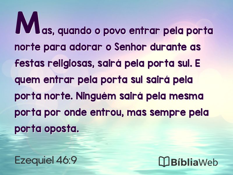 Ezequiel 46:9 em imagem para compartilhar