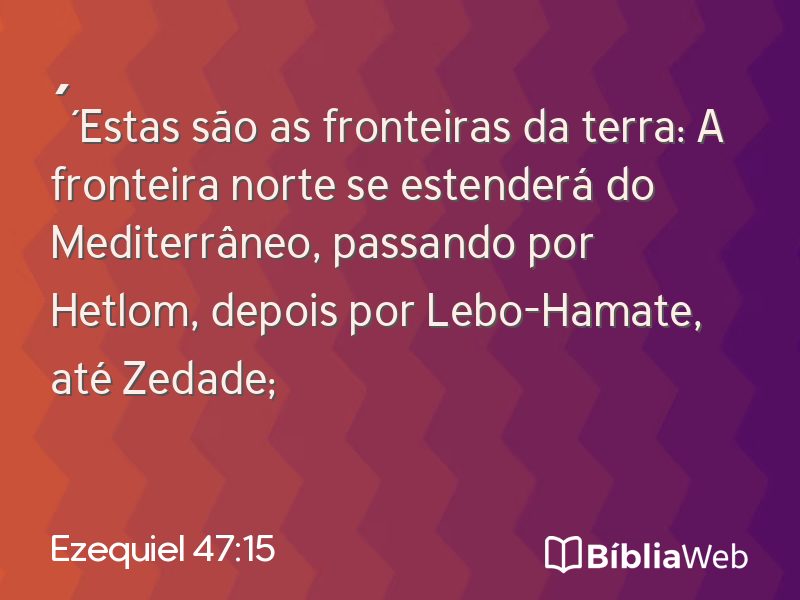 Ezequiel 47:15 em imagem para compartilhar