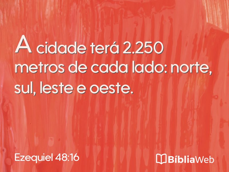 Ezequiel 48:16 em imagem para compartilhar