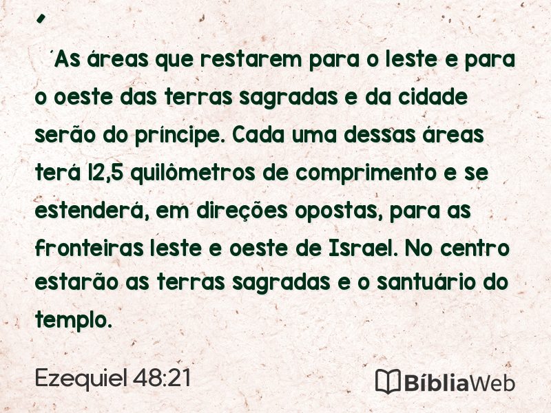 Ezequiel 48:21 em imagem para compartilhar