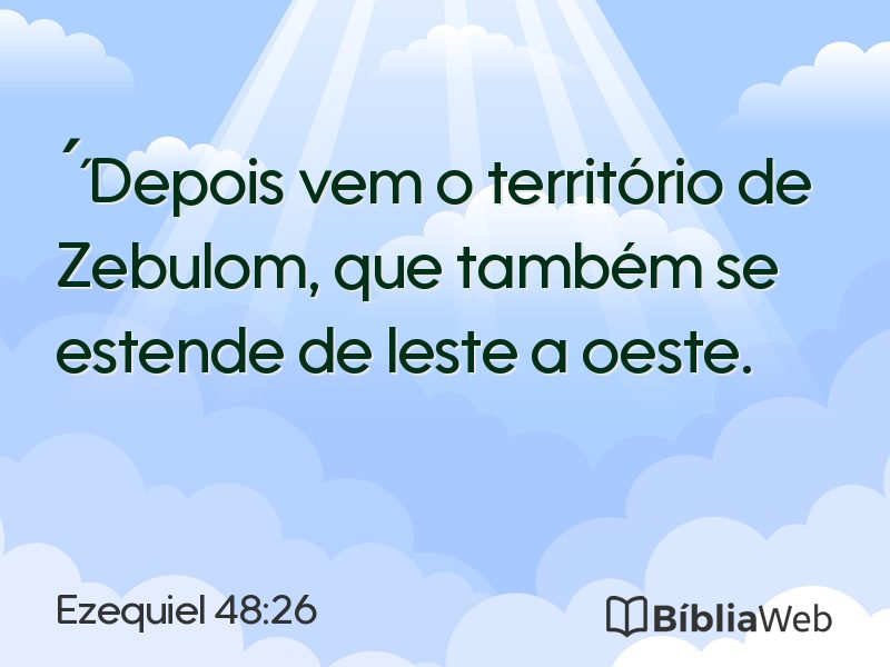 Ezequiel 48:26 em imagem para compartilhar