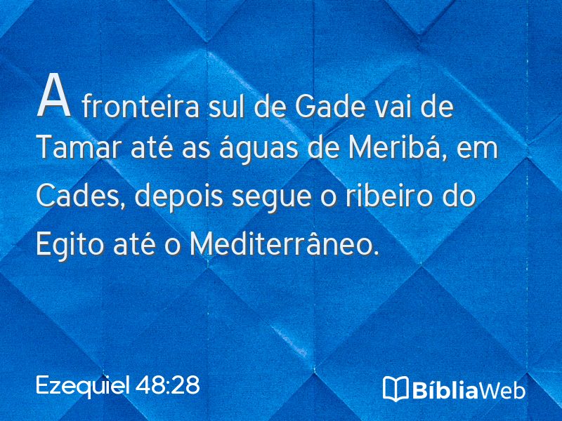 Ezequiel 48:28 em imagem para compartilhar