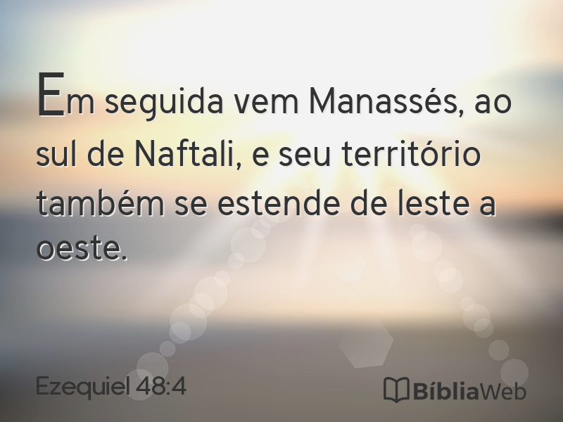 Ezequiel 48:4 em imagem para compartilhar