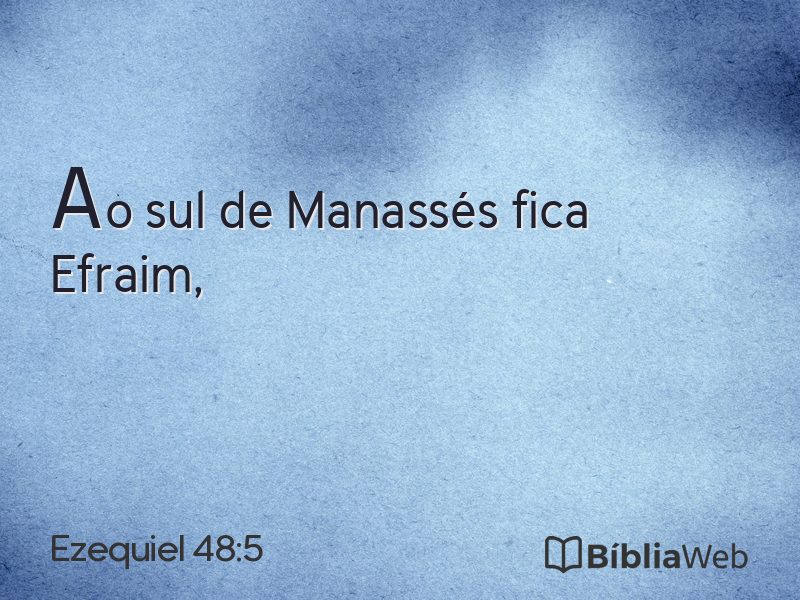 Ezequiel 48:5 em imagem para compartilhar