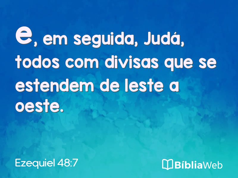 Ezequiel 48:7 em imagem para compartilhar