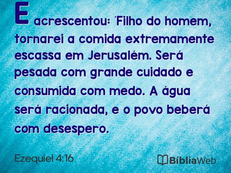 Ezequiel 4:16 em imagem para compartilhar