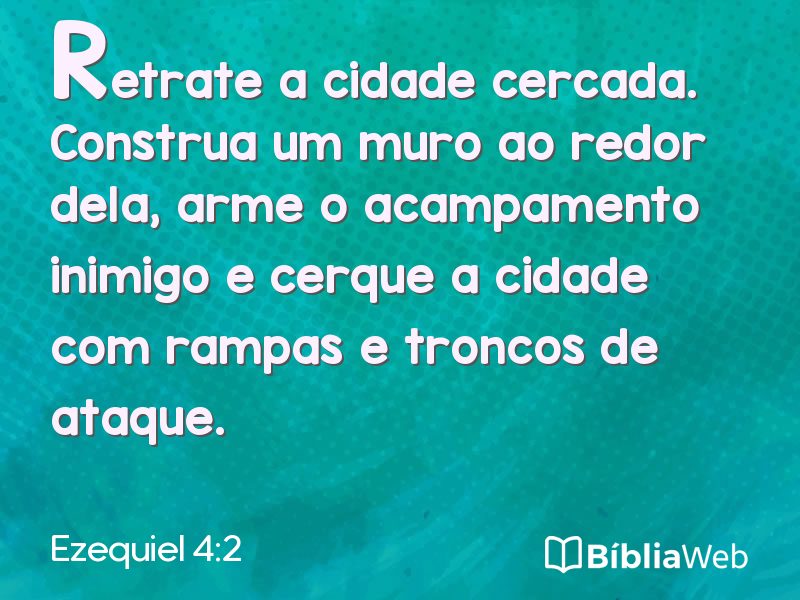 Ezequiel 4:2 em imagem para compartilhar