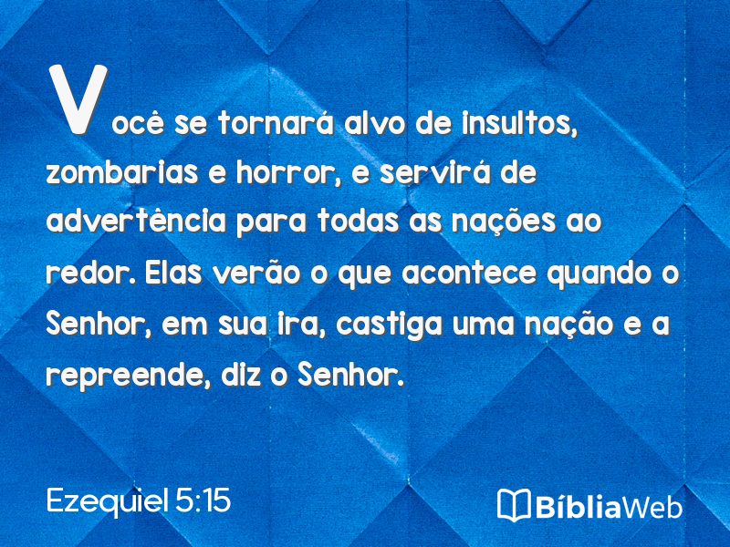 Ezequiel 5:15 em imagem para compartilhar