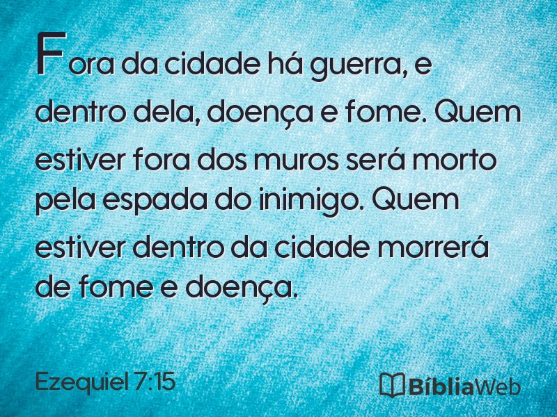 Ezequiel 7:15 em imagem para compartilhar