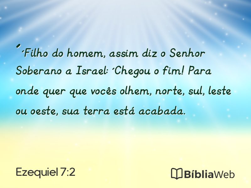 Ezequiel 7:2 em imagem para compartilhar