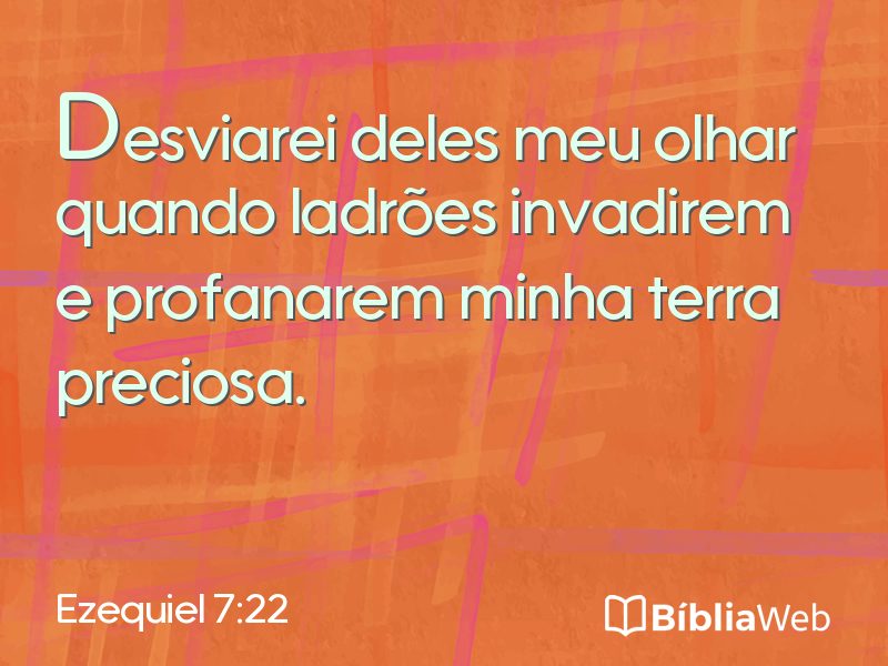 Ezequiel 7:22 em imagem para compartilhar