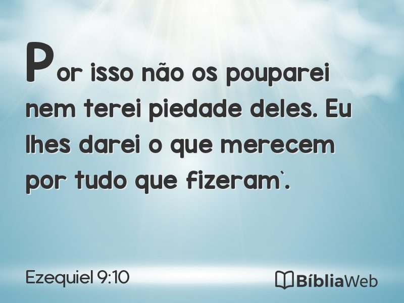 Ezequiel 9:10 em imagem para compartilhar