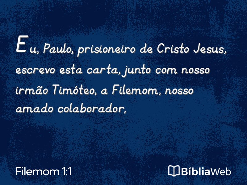 Filemom 1:1 em imagem para compartilhar
