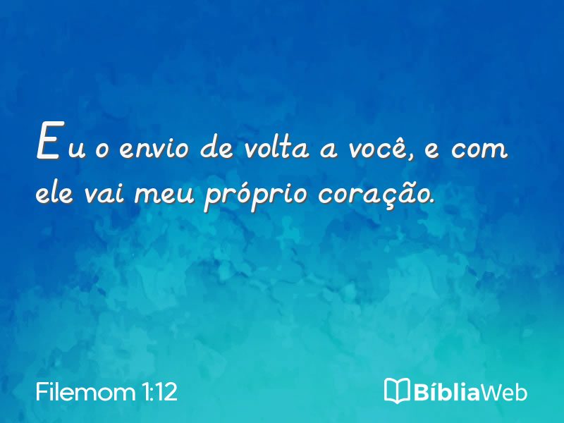Filemom 1:12 em imagem para compartilhar