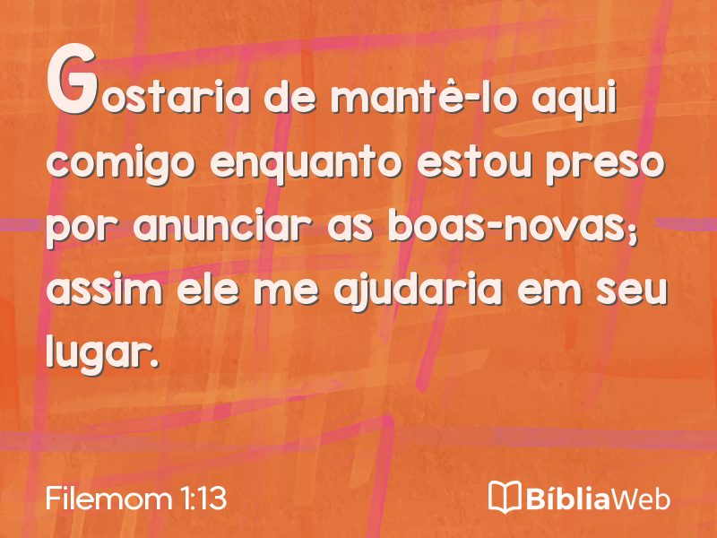 Filemom 1:13 em imagem para compartilhar