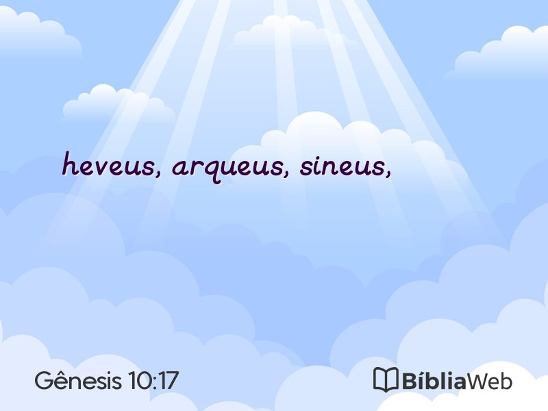 Gênesis 10:17 em imagem para compartilhar