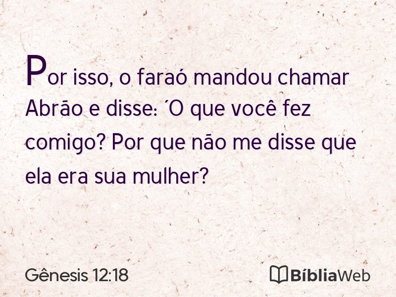 Gênesis 12:18 em imagem para compartilhar