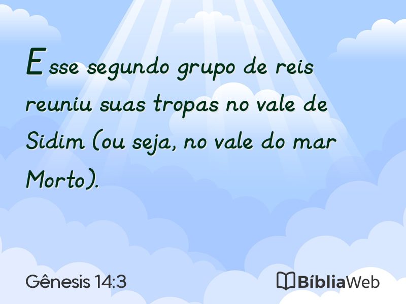 Gênesis 14:3 em imagem para compartilhar