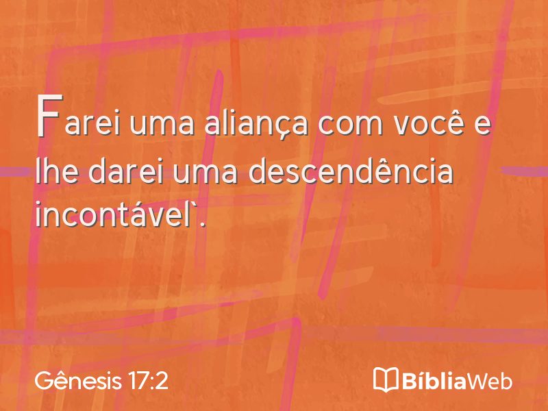 Gênesis 17:2 em imagem para compartilhar