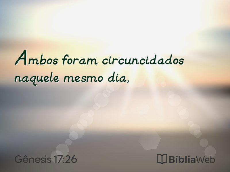 Gênesis 17:26 em imagem para compartilhar