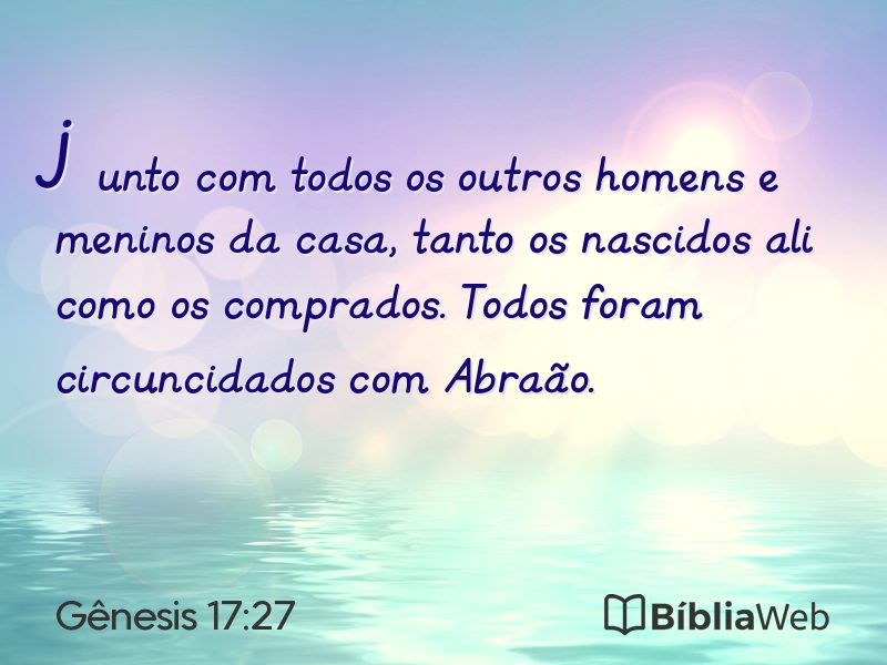 Gênesis 17:27 em imagem para compartilhar