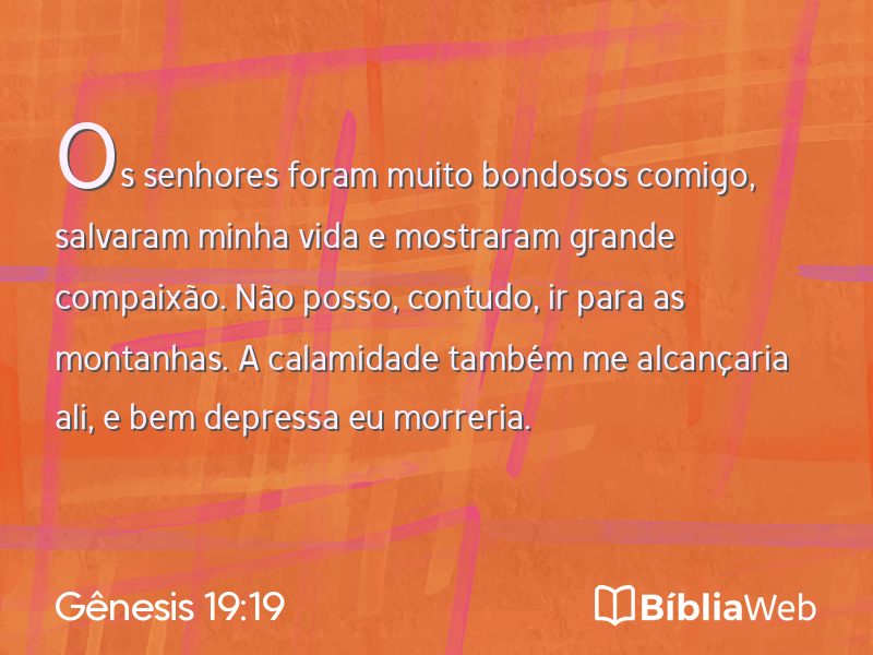 Gênesis 19:19 em imagem para compartilhar