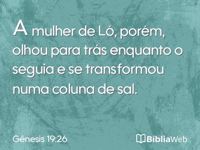 Gênesis 19:26 em imagem para compartilhar